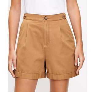 NWT LOFT Women's Pull‎ On Shorts In Twill